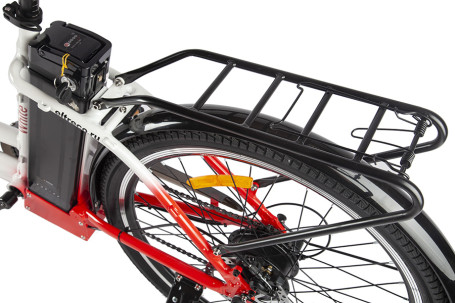 Электровелосипед Eltreco White (бело-синий)