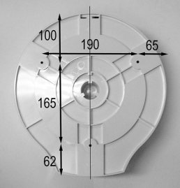 Диспенсер для туалетной бумаги Nofer (пласт., черный)