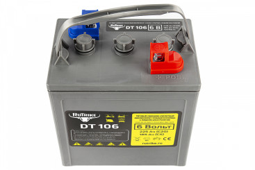 Тяговый аккумулятор RuTrike DT106 (6В, 155Ач, Wet)