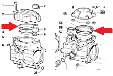 Мембрана Comet (для гидроаккумулятора, BP, MC, MP)
