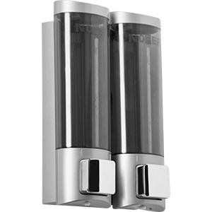 Диспенсер для мыла Nofer 03032.T (пласт, двойной)