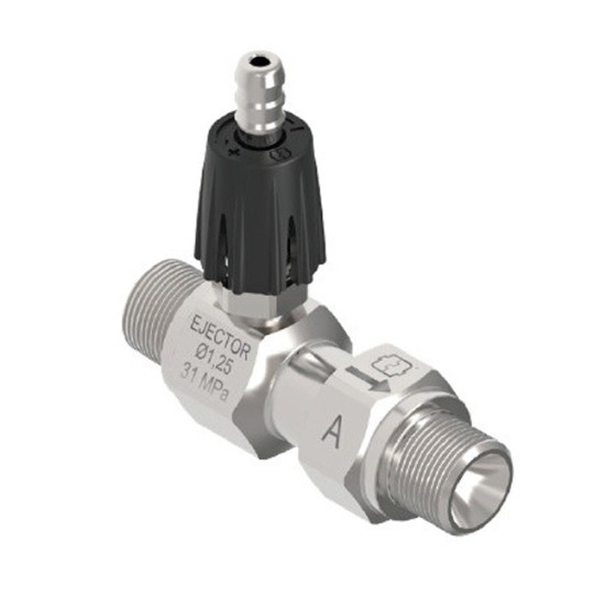 Эжектор ML100 FL (310бар, 3/8ш, D=1.25мм, нерж) Mecline