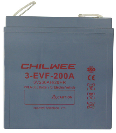 Тяговый аккумулятор Chilwee Battery 3-EVF-200A (6В, 226А/ч)