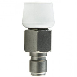 Копье (75мм, ST3100-форс50200, 120бар, нерж, прямое, белое) R+M