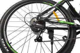 Электровелосипед Eltreco XT 600 D (черно-зеленый)