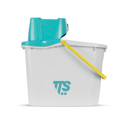 Ведро TTS NI JUNIOR (14л, отжим зеленый, ручка желтый) (00005070G)