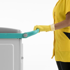 Тележка TTS Magic System 720E (2х20л, 4х4л, закрытая, держ. мешка 150л)