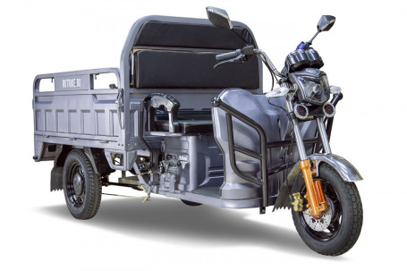 Трицикл электрический Rutrike Гибрид 1500 60V1000W (серый)