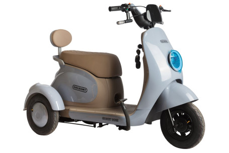 Трицикл электрический Rutrike Gelbert Ogma (48/60V, 650W, серо-голубой) (0000252-3051)