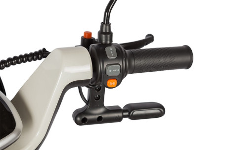 Трицикл электрический Rutrike Gelbert Ogma (48/60V, 650W, серо-голубой) (0000252-3051)