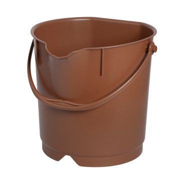 Ведро FBK (9 л, полипропилен, коричневый)