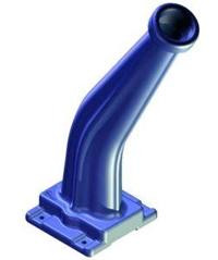 Держатель пистолета пластиковый синий (Ф50мм)