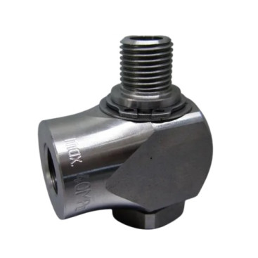 Переходник угловой 1/4ш-1/4г (нерж, вращ) TOR