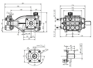 Насос высокого давления HAWK AQUA 1520R (1450 об/мин)