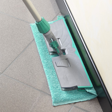 МОП двусторонний TTS (47х18.5см, микрофибра, для гладк.поверхн, зеленый)