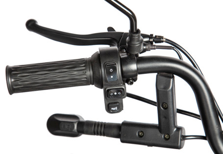 Трицикл электрический Rutrike Экипаж (серый)