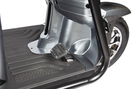 Трицикл электрический Rutrike Экипаж (серый)