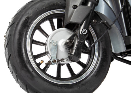 Трицикл электрический Rutrike Экипаж (серый)