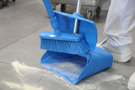 Совок IGEAX (270х330х970мм, синий)