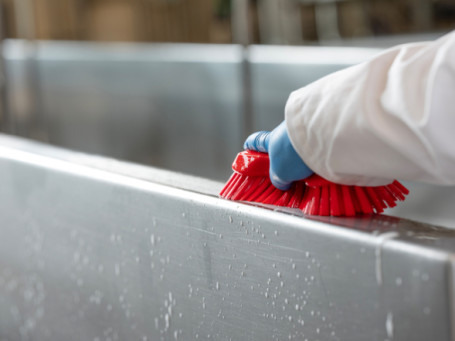 Щетка ручная XL Vikan (230мм, супер жесткий, красный) (38944)