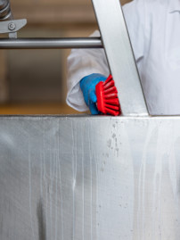 Щетка ручная XL Vikan (230мм, супер жесткий, красный)