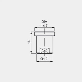 Форсунка 25035 (мундштук Karcher, AISI 416) PNR