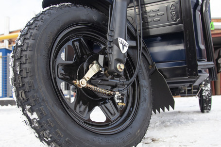 Трицикл электрический Rutrike D4 1800 60V1200W (темно-серый)