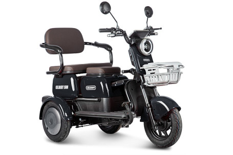 Трицикл электрический Rutrike Gelbert Sun (48/60V, 650W, черный) (0000271-3056)