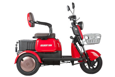 Трицикл электрический Rutrike Gelbert Sun (48/60V, 650W, черный)