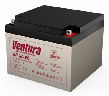 Тяговый аккумулятор Ventura GP 12-26 (12В, 26Ач, AGM)
