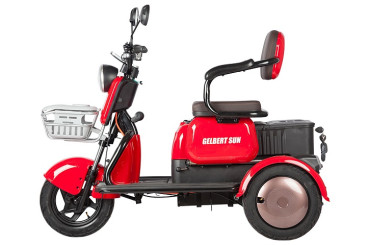 Трицикл электрический Rutrike Gelbert Sun (48/60V, 650W, оранжевый)