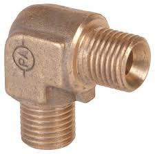 Переходник угловой 3/8"ш-3/8"ш (350бар, лат) PA