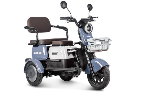 Трицикл электрический Rutrike Gelbert Sun (48/60V, 650W, фиолетово-белый) (0000271-3060)
