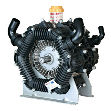 Насос мембранный Bertolini POLY 2300 VC (15бар, 290л/мин, ВОМ 1"3/8, и полый 1" для гидромотора)