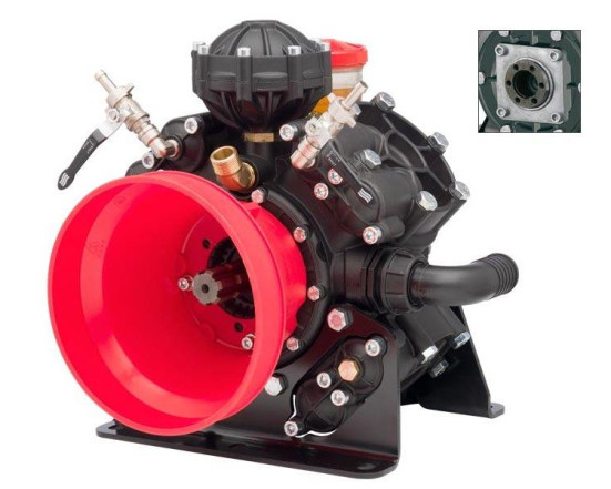 Мембранный насос AR 1604 AP C/SP (BlueFlex, 50 бар, 153 л/мин, ВОМ 1"⅜-полый вал 40 мм)