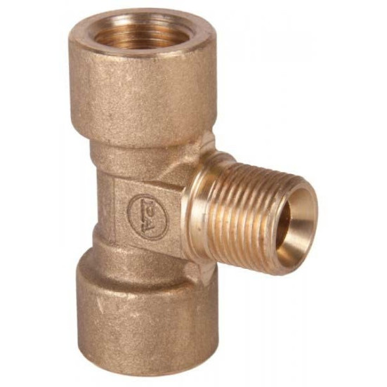 Тройник 3/8"г-1/4"г-3/8"ш PA (350бар, лат)