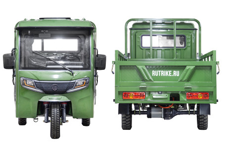  Трицикл электрический Rutrike Фактор 2600 60V2000W (темно-зеленый)