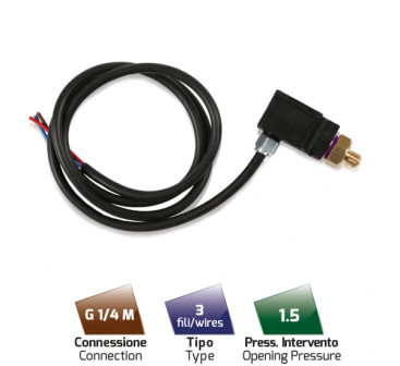 Датчик давления (1/4"ш, д.о. 15бар) MTM