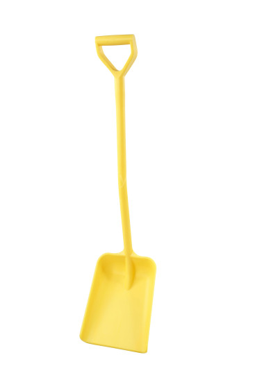 Лопата литая FBK (полипропилен, 270х340х1120 мм, желтый)