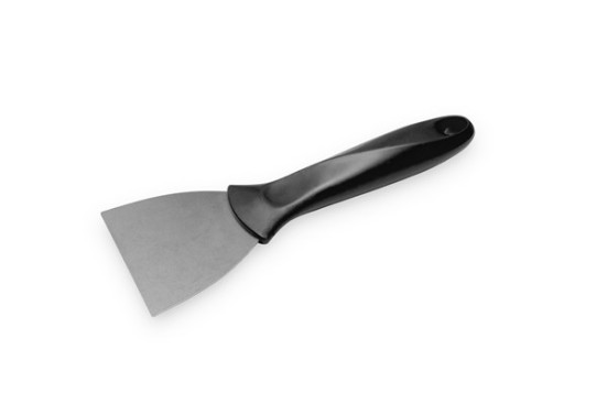 Скребок IGEAX ручной (75мм, нерж, черный)
