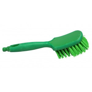 Щетка с обрезиненной ручкой и подачей воды FBK (300х75 мм, зеленый)