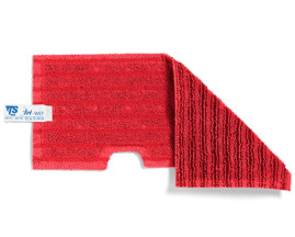 Моп двусторонний TTS (47х18.5см, микрофибра, для влажной уборки, красный)