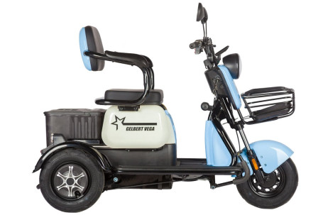 Трицикл электрический Rutrike Gelbert Vega 48V/60V 600Вт (красный)
