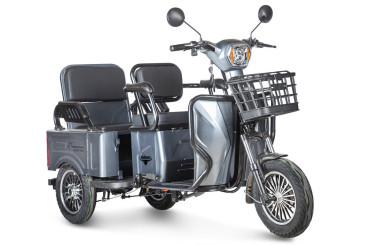 Трицикл электрический Rutrike Gelbert Tuban (48/60V, 600W, серый)