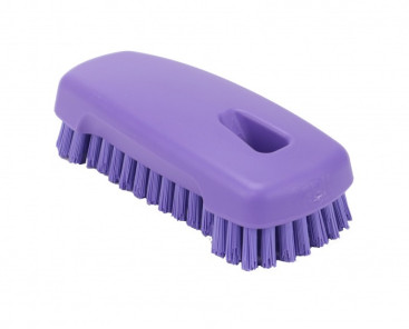Щетка ногтевая FBK (125х55мм, жесткая, фиолетовый)
