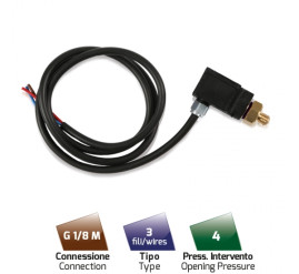 Датчик давления (1/8"ш, д.о. 40бар) MTM