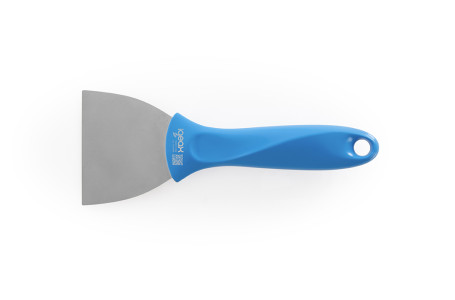 Скребок IGEAX ручной (нерж, 75мм, синий)