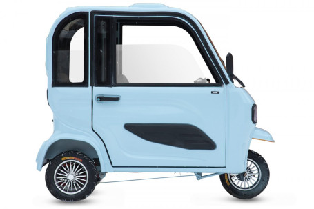 Трицикл электрический Rutrike Бокс (синий)