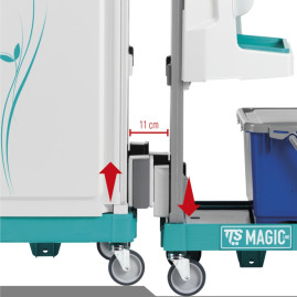 Тележка TTS Magic+W360S (2 соединенные тележки)