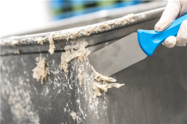 Скребок ручной Vikan (50мм, нерж, синий)